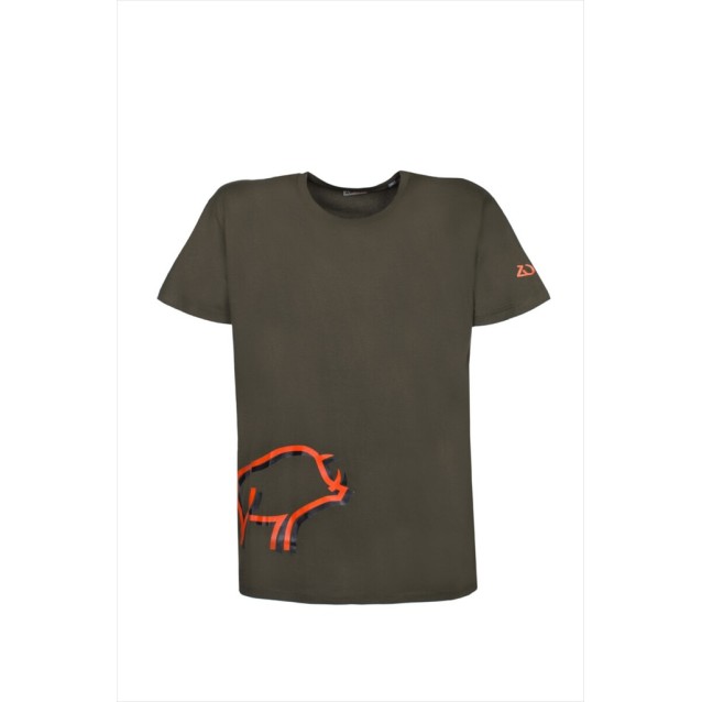 T-SHIRT ZOTTA FOREST CINGHIALE-1644