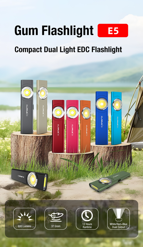 ΦΑΚΟΣ KLARUS E5 NEW COLORS