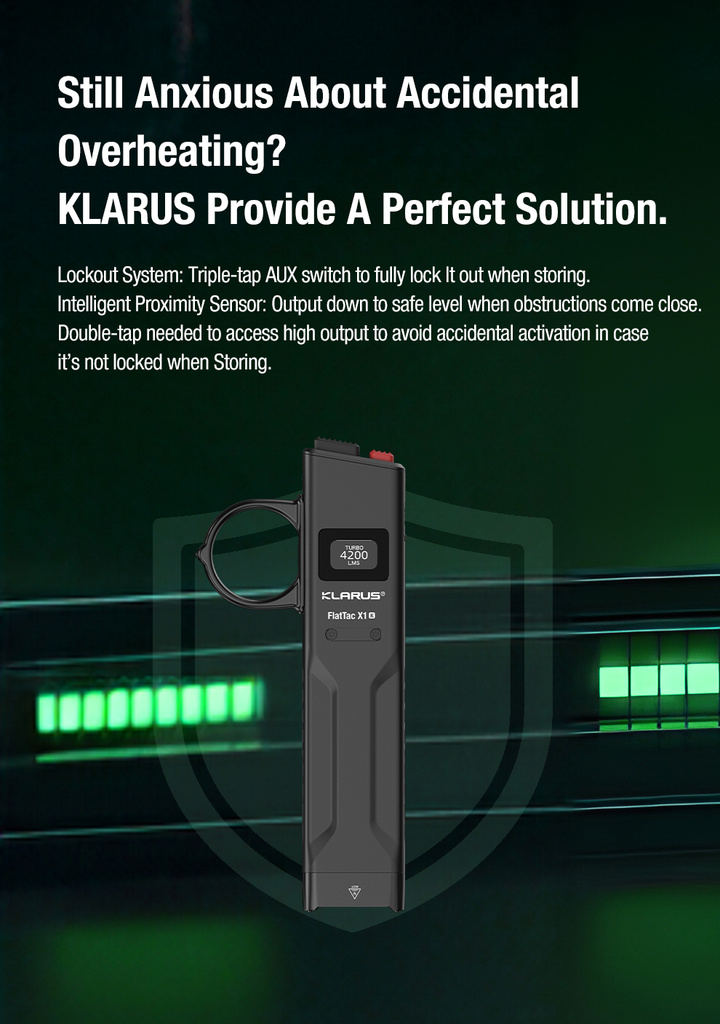 ΦΑΚΟΣ KLARUS FlatTac X1E