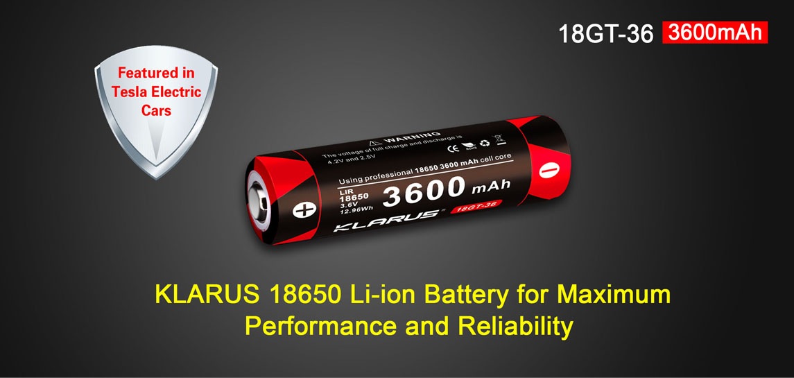 ΜΠΑΤΑΡΙΑ KLARUS 18GT-36 3600mAh