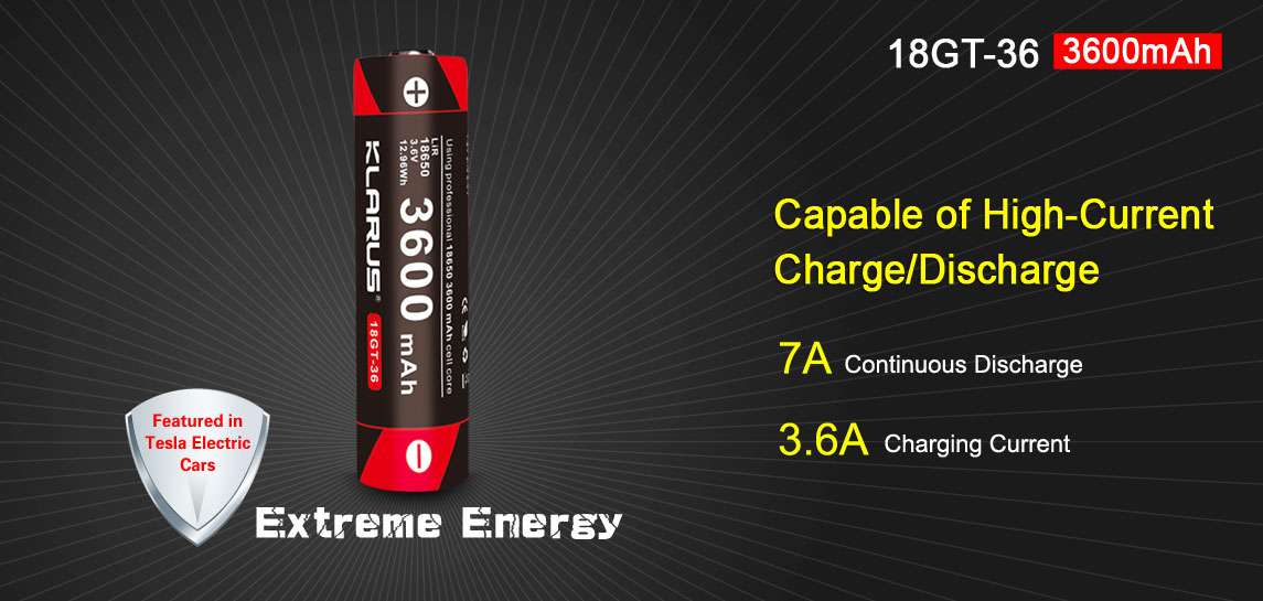 ΜΠΑΤΑΡΙΑ KLARUS 18GT-36 3600mAh