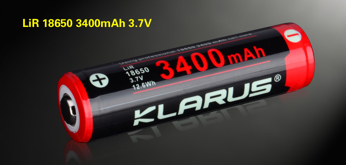 ΜΠΑΤΑΡΙΑ KLARUS 18650 3400mAh