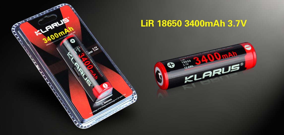 ΜΠΑΤΑΡΙΑ KLARUS 18650 3400mAh