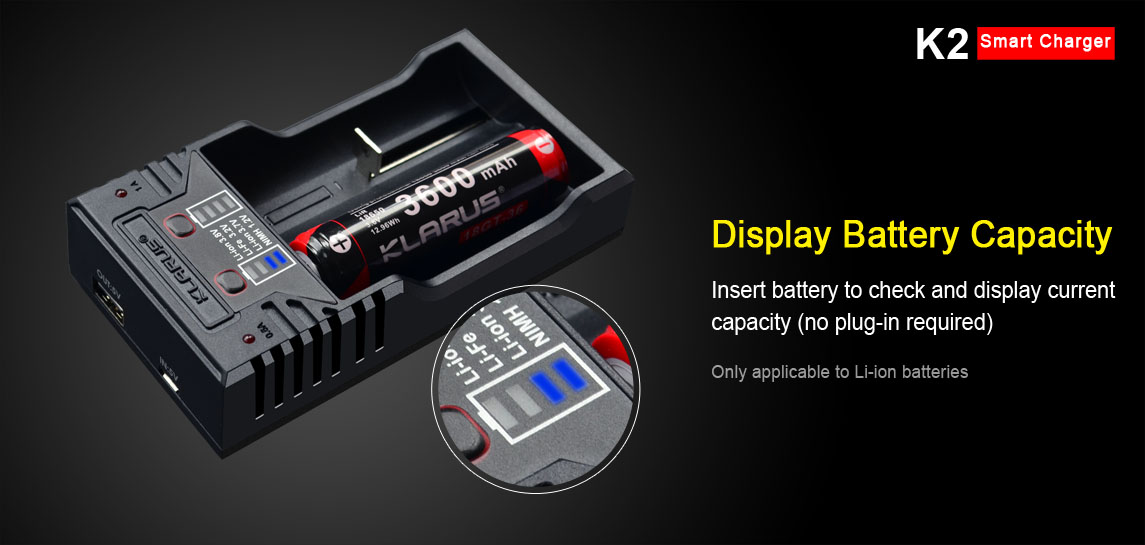 ΦΟΡΤΙΣΤΗΣ ΜΠΑΤΑΡΙΩΝ KLARUS K2