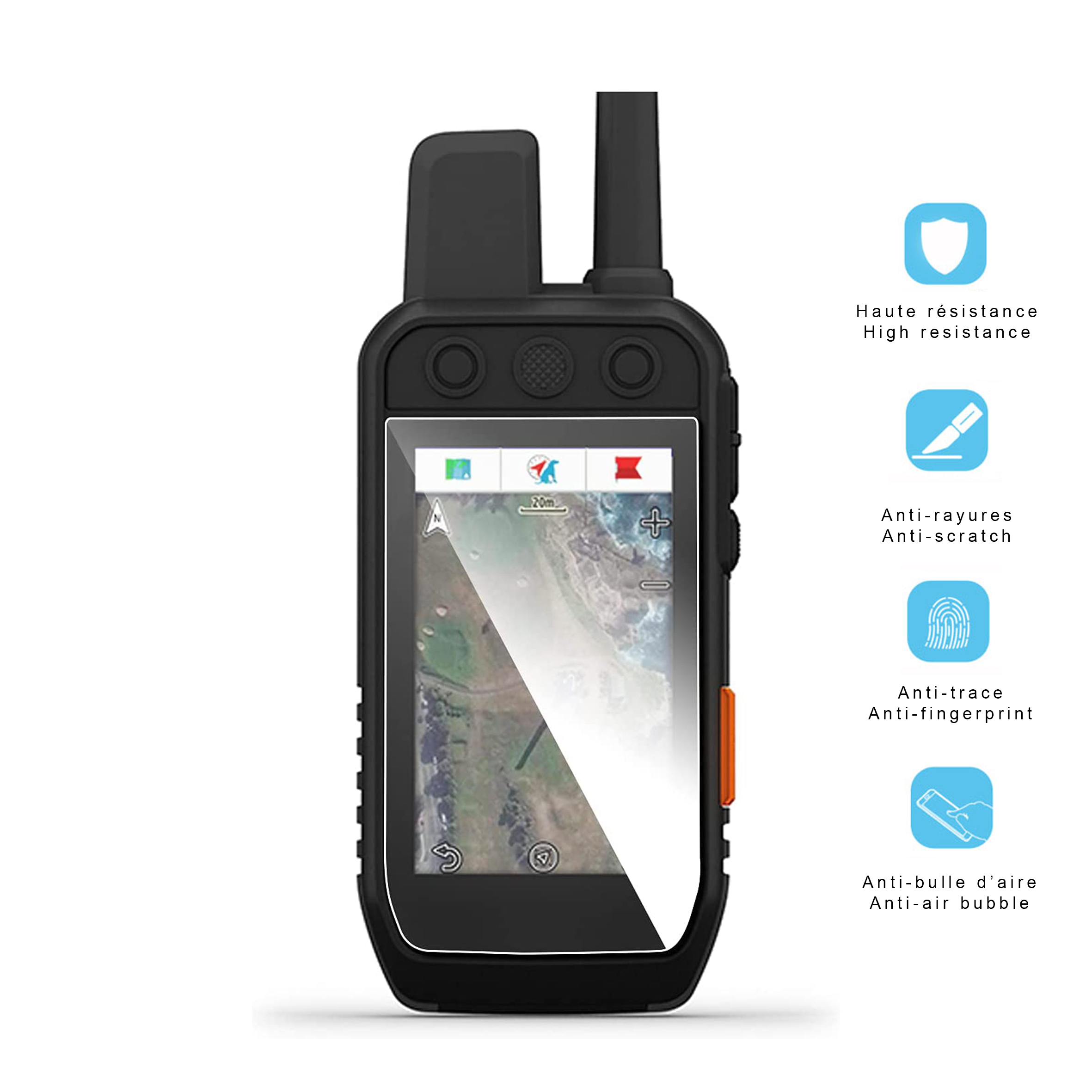 ΤΖΑΜΑΚΙ ΠΡΟΣΤΑΣΙΑΣ PREMIUM TEMPERED ΓΙΑ ALPHA 200/300