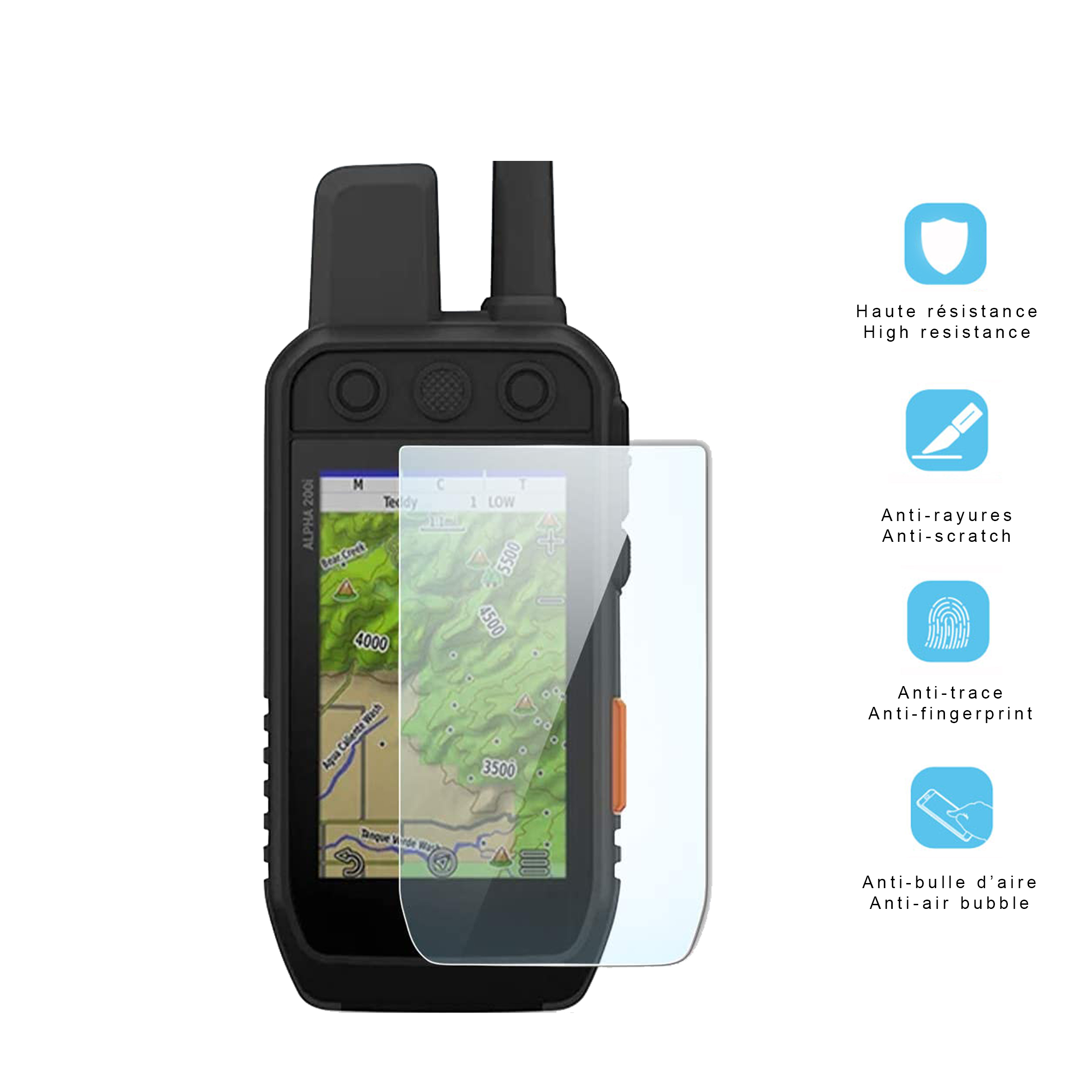 ΤΖΑΜΑΚΙ ΠΡΟΣΤΑΣΙΑΣ PREMIUM TEMPERED ΓΙΑ ALPHA 200/300